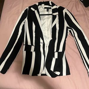 Black and White Blazer